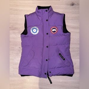 Canada goose purple vest